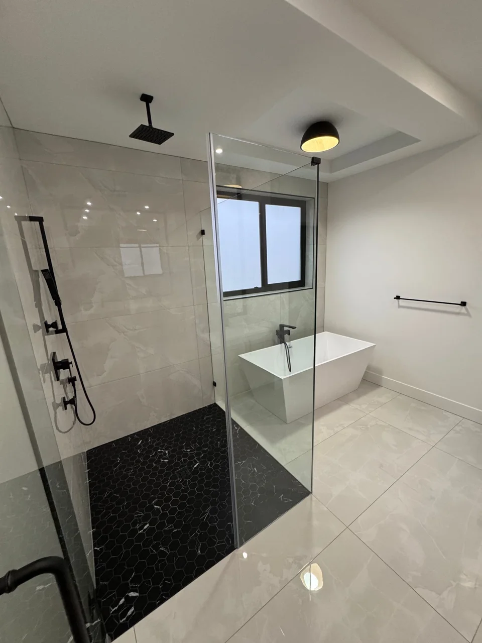 Finished master washroom